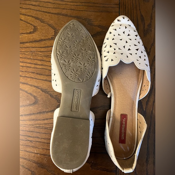 Unionbay, White, Tan, Women’s Shoes, Flats, Loafers - Picture 3 of 5